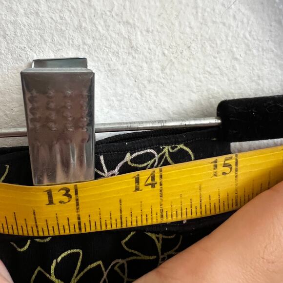 Vintage‎ Black Floral Handkerchief Skirt Y2K 2000s Fairy Grunge Retro Small - Picture 4 of 6